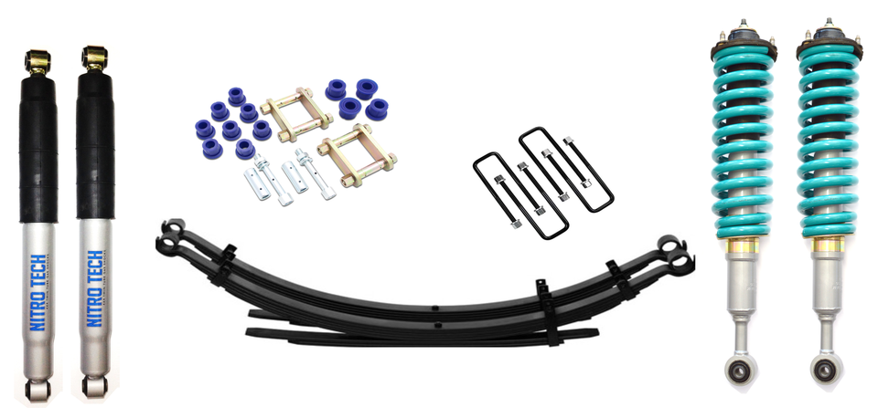 Nitro Tech 40mm LIFT KIT -  MITSUBISHI TRITON ML/MN  Assembled Struts & Shocks.