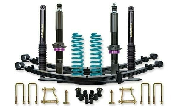 DOBINSON IMS MONO TUBE SUSPENSION KIT. 50mm LIFT. TOYOTA HILUX N70 ASSEMBLED FRONT STRUTS