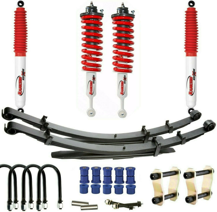 RANCHO 40mm LIFT KIT - MITSUBISHI TRITON ML/MN Rancho 5000X Struts & Shocks. Rancho Springs, Assembled Struts.