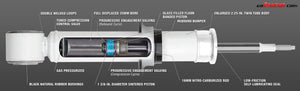 RANCHO 40mm LIFT KIT - TOYOTA HILUX 3.0L 4x4. 05-MID 15. Rancho 5000X Struts & Shocks. Rancho Springs, Assembled Struts.