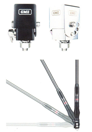 GME MB042B BLACK. UHF FOLD DOWN ANTENNA MOUNTING BRACKET