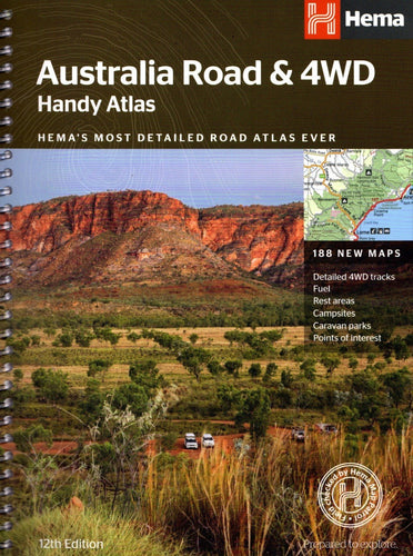 HEMA - Australia Road & 4wd Handy Atlas. 12th Edition.
