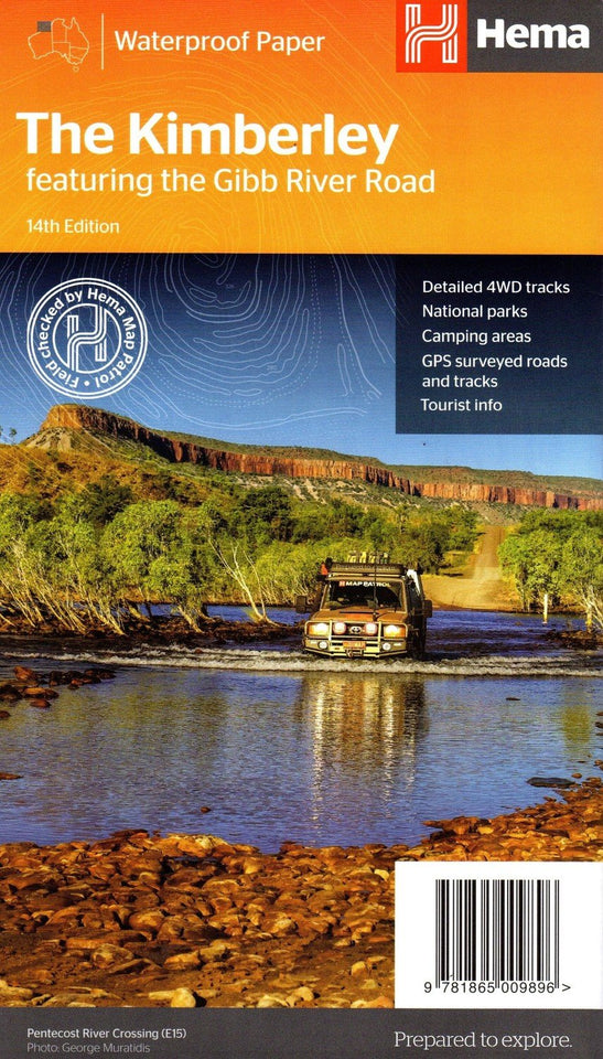 HEMA - MAPS The Kimberley 15th Edition.