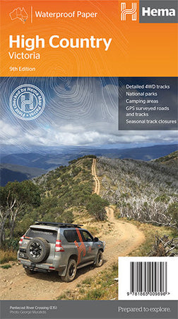 HEMA - MAPS The High Country Victoria. 9th Edition.