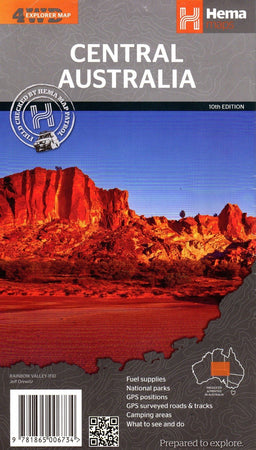 HEMA - MAPS Central Australia 10th Edition.