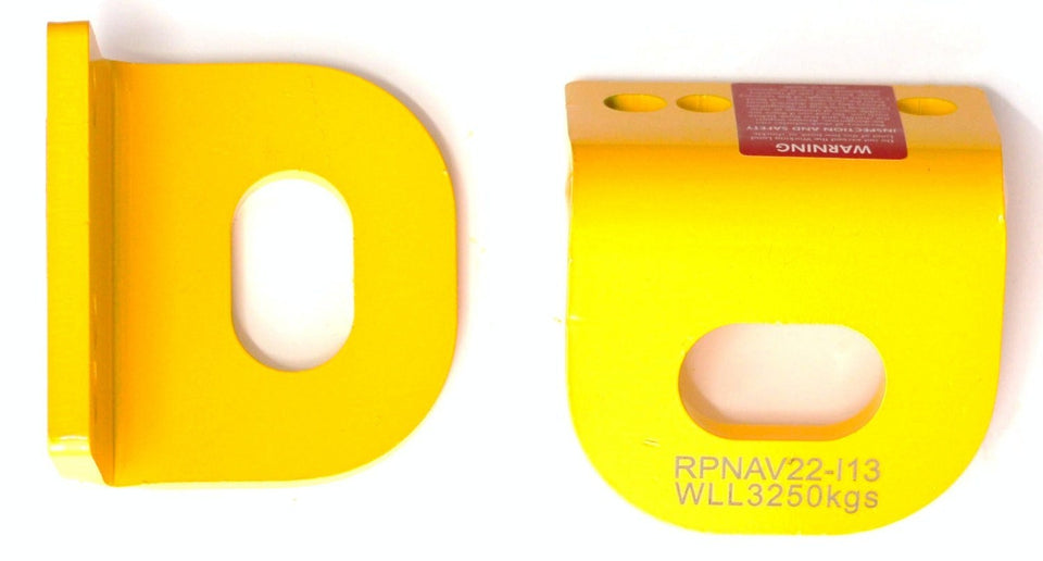 RS - PAIR (2) RATED RECOVERY POINTS - NISSAN NAVARA D22, WLL 3250Kg PER TOW POINT.