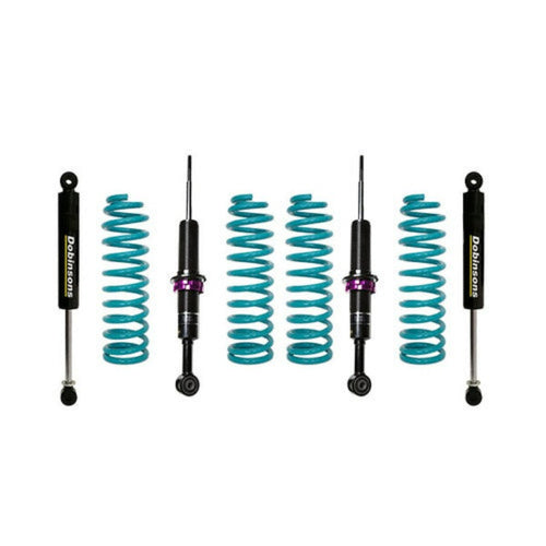 DOBINSON IMS MONO TUBE SUSPENSION KIT. 50mm LIFT. TOYOTA FJ CRUISER ASSEMBLED FRONT STRUTS