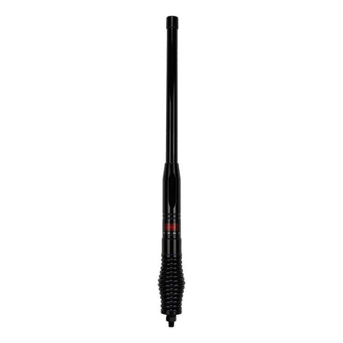 GME AE4704B 580mm Colinear Antenna, HD Barrel spring, Black, 2.1 dBi gain.