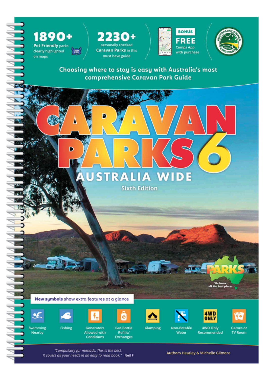 HEMA - CARAVAN PARKS AUST WIDE V6 (Spiral Bound)