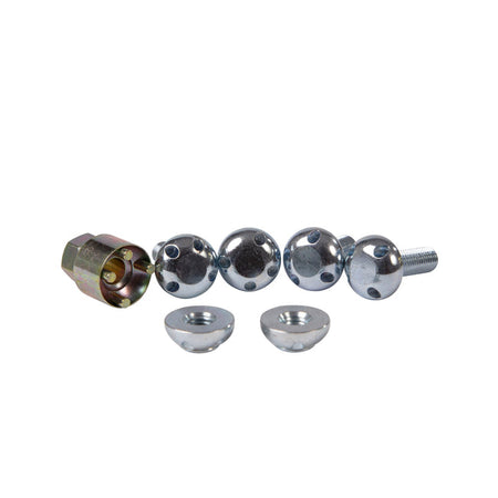 LIGHTFORCE - LFP - LOCK NUTS - 10mm. SET (4 BOLTS,2 NUTS & 1 KEY)